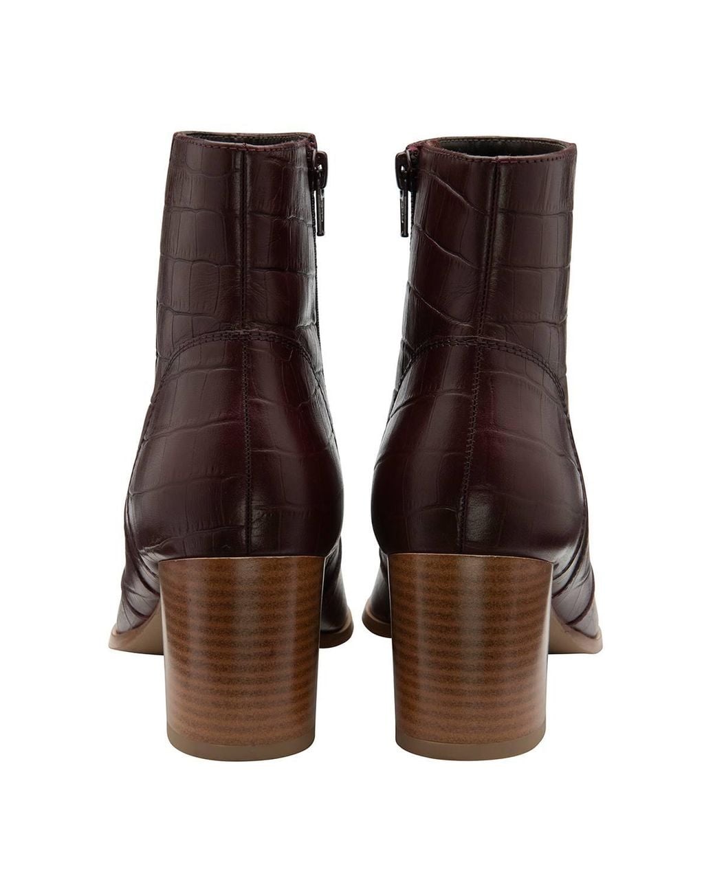 Ravel Brown 'Louth' Leather Ankle Boots