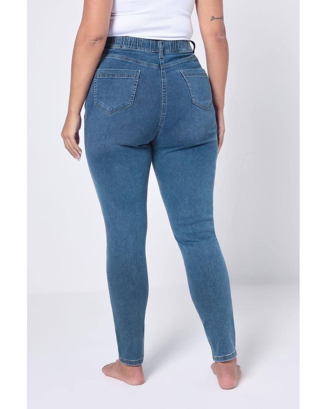 Yours Blue Skinny Ava Jeans