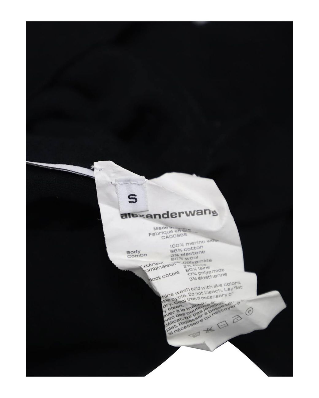 Alexander Wang Blue Preloved Layered Sweater Dress