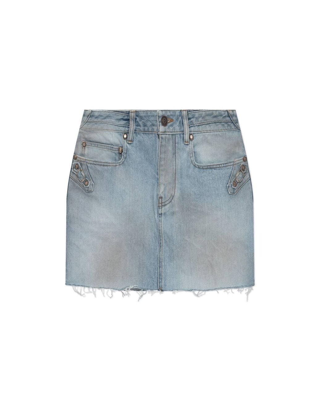 Balenciaga Blue Preloved Short Denim Skirt