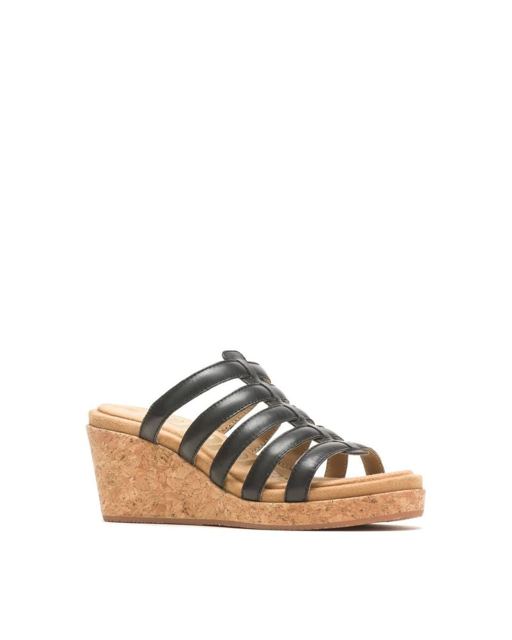 Hush Puppies Black Willow Slide