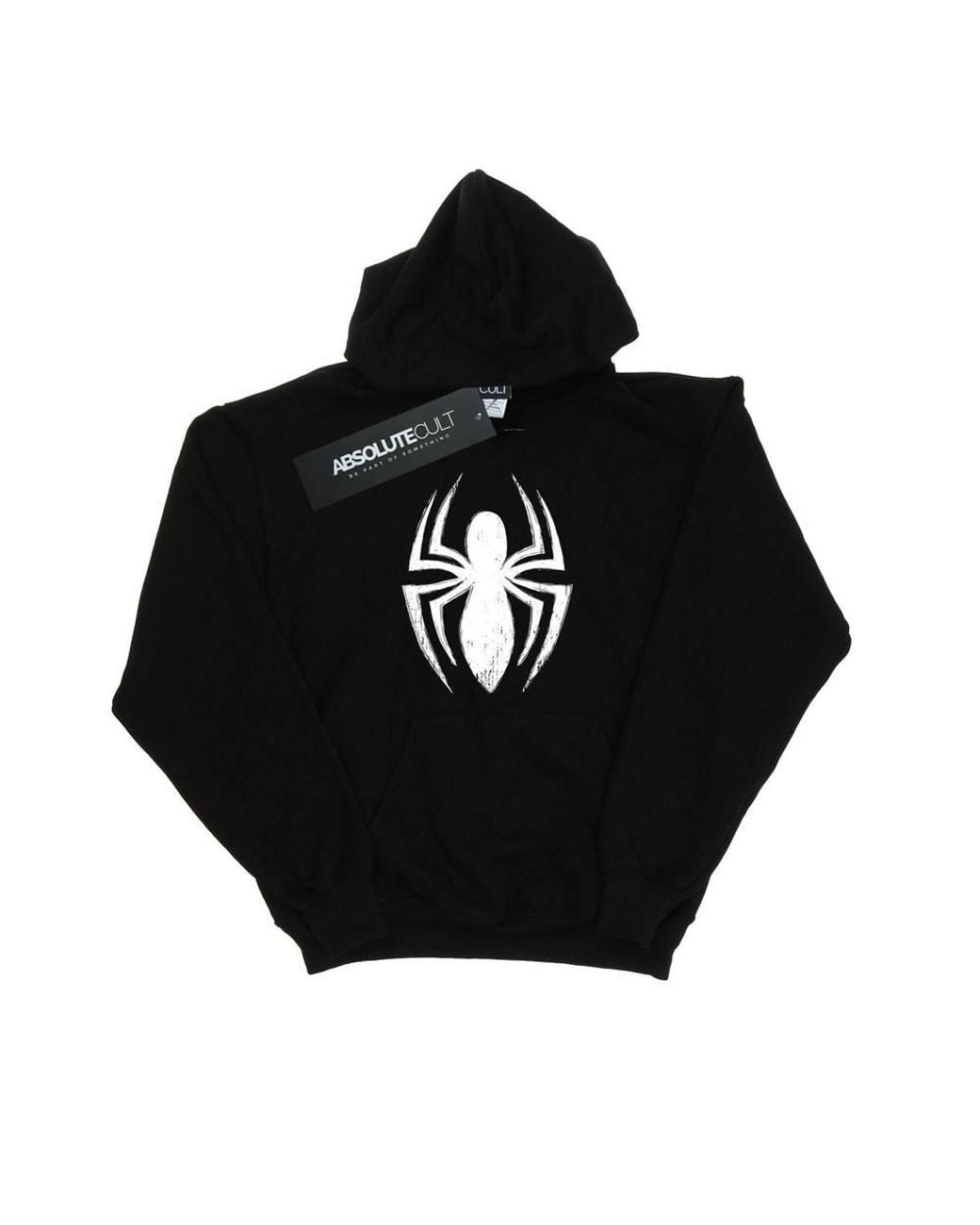 Marvel Black Spider- Ultimate Spider Logo Hoodie