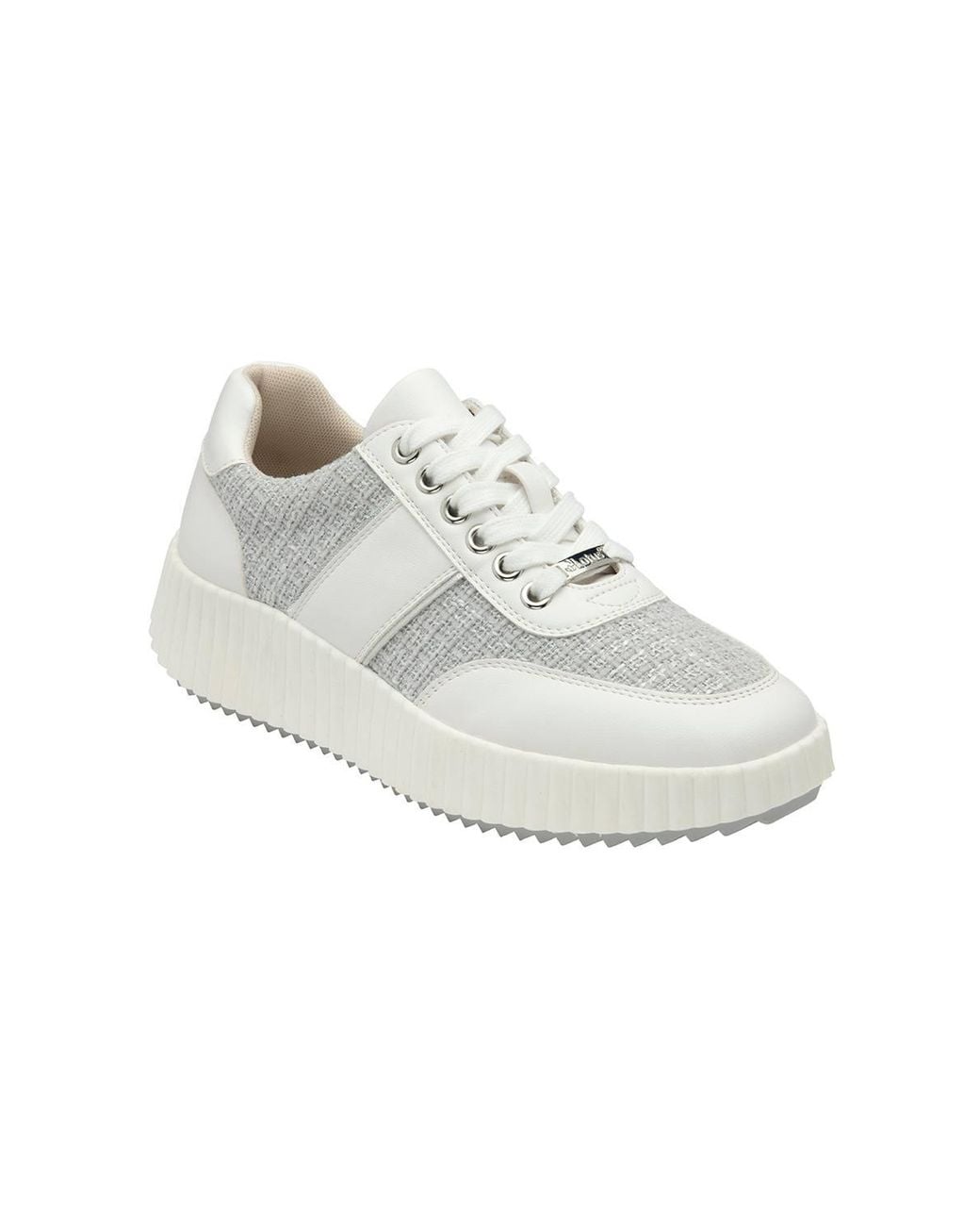 Lotus White 'Adira' Lace-Up Casual Shoes