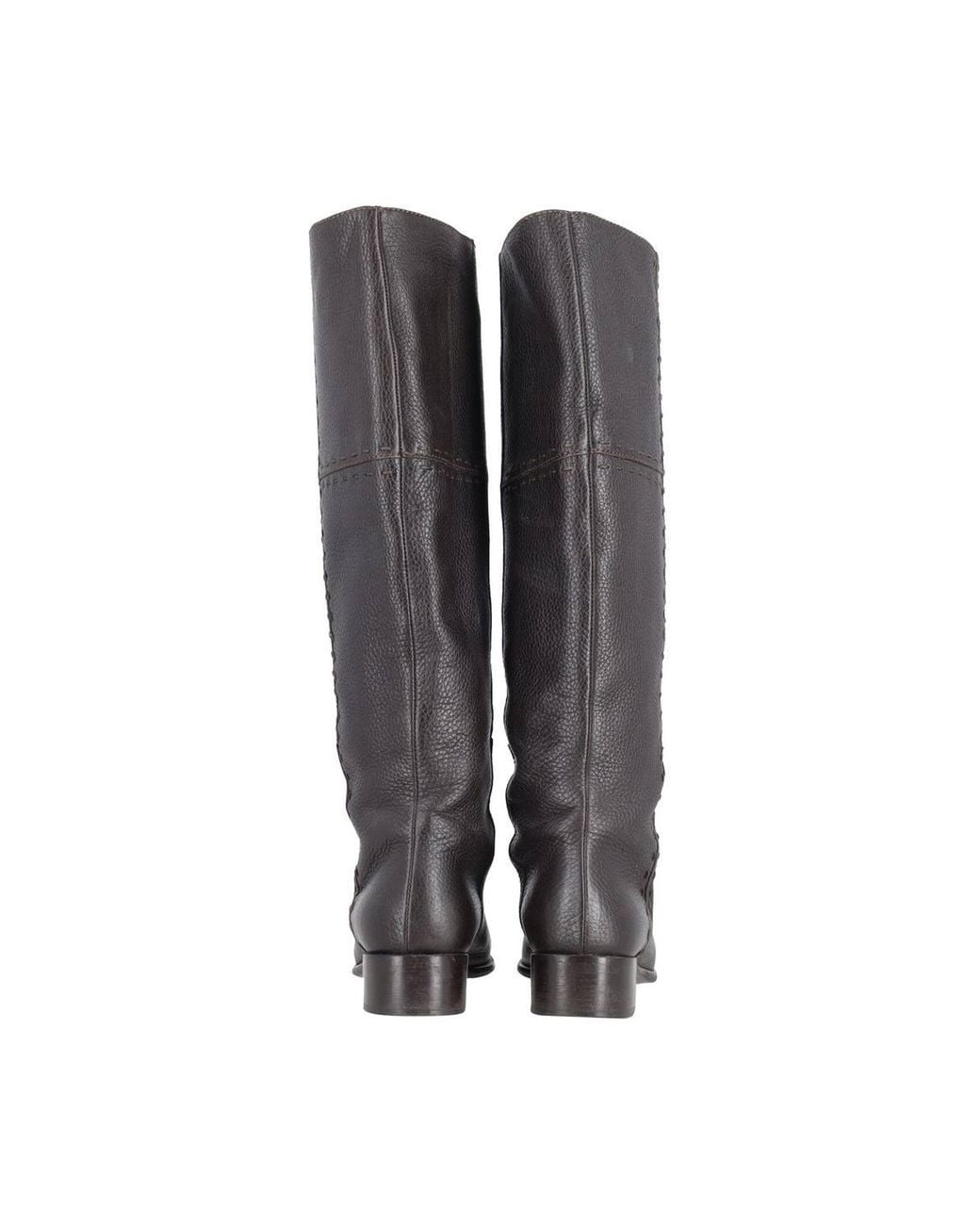 Fendi Brown Preloved Knee Length Boots