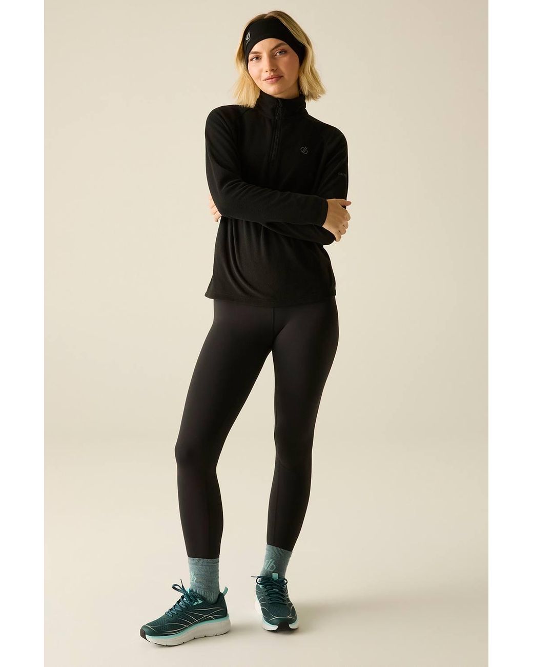 Dare 2b Black Freeform Ii Lightweight Half Zip Fleece