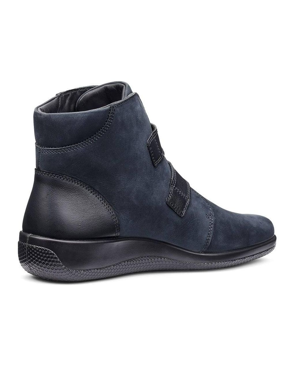 Hotter Blue Wide Fit 'Astra' Ankle Boots