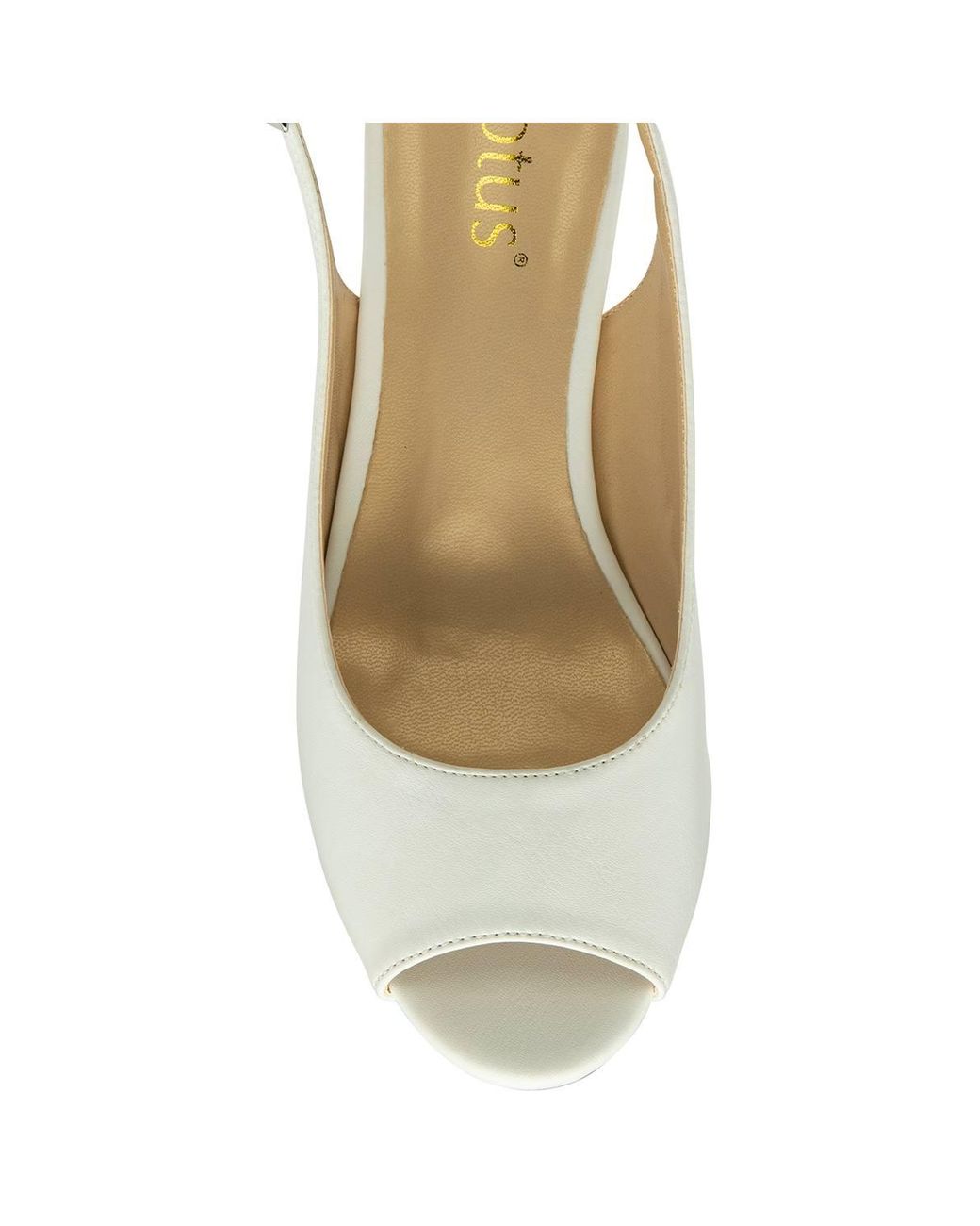 Lotus Metallic 'Evelyn' Peep-Toe Shoes
