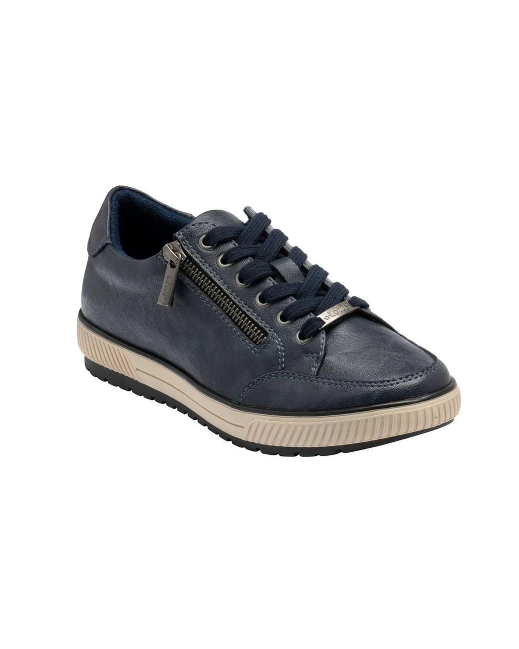 Lotus Blue 'Ginny' Zip-Up Trainers
