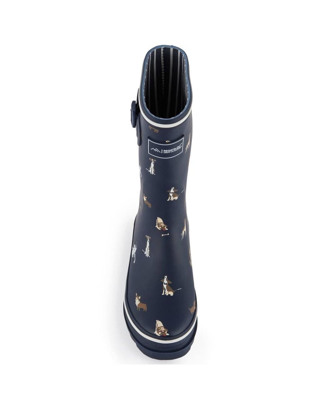 Regatta Blue Amelia Short Waterproof Wellies