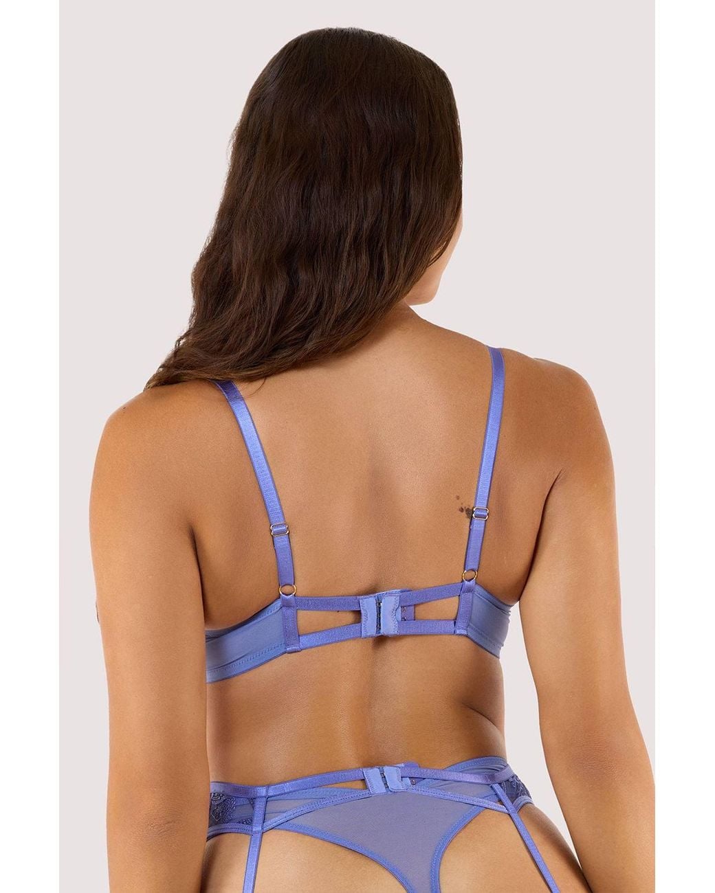 Playful Promises Blue Eva Space Dust Embroidery 'Bra'