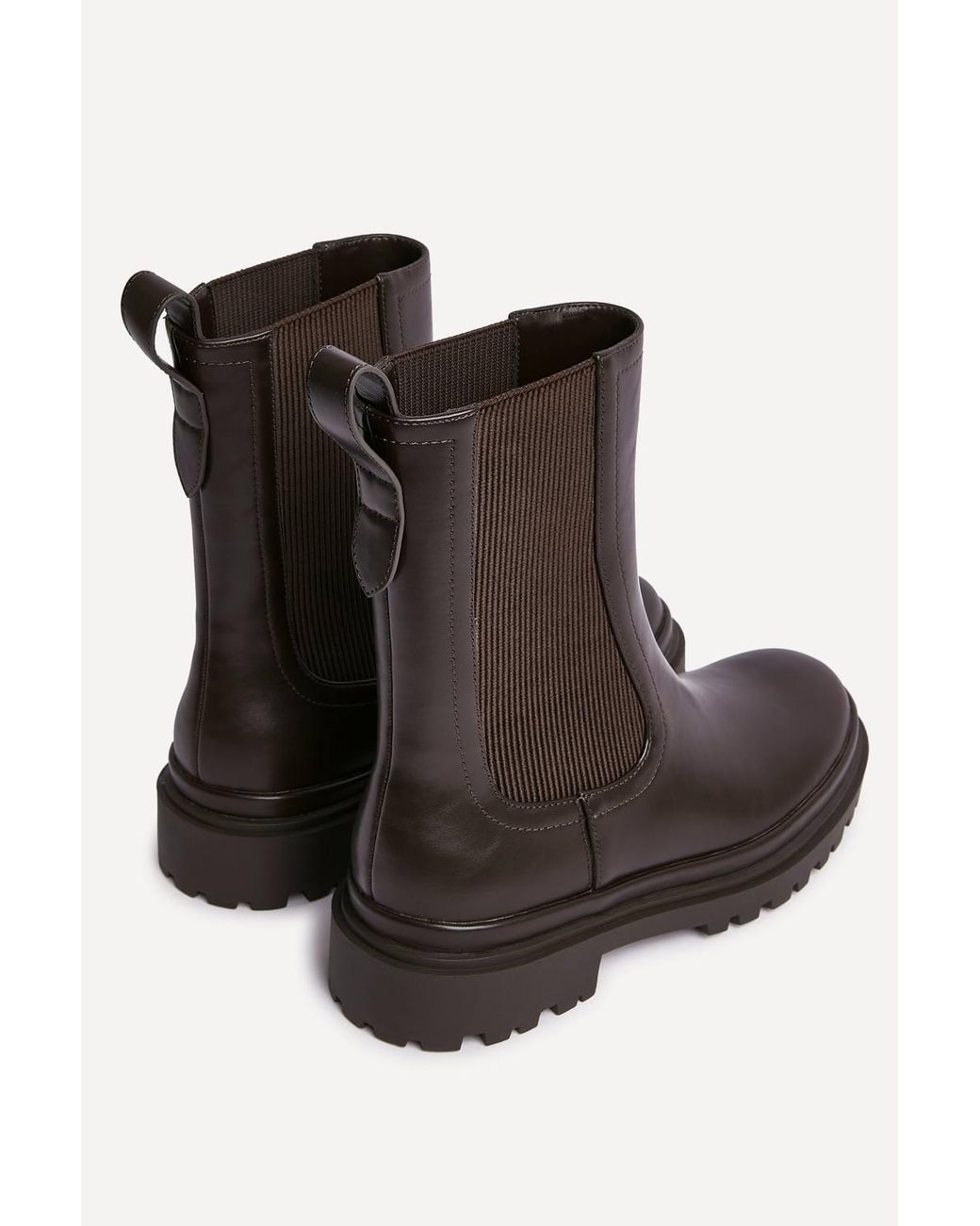 Linzi Black Command Chunky Chelsea Boots