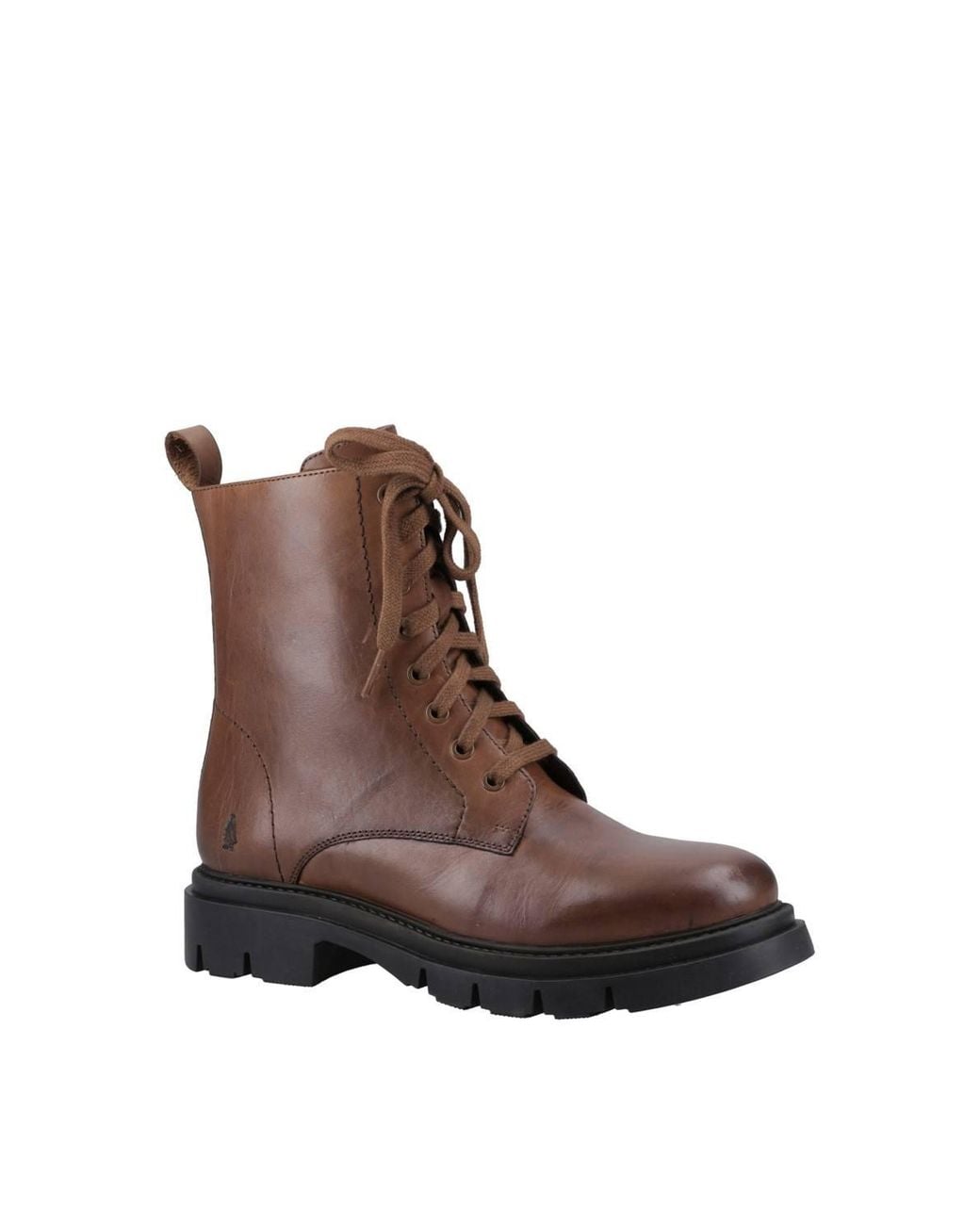 Hush Puppies Brown 'Rhea Lace' Ankle Boots