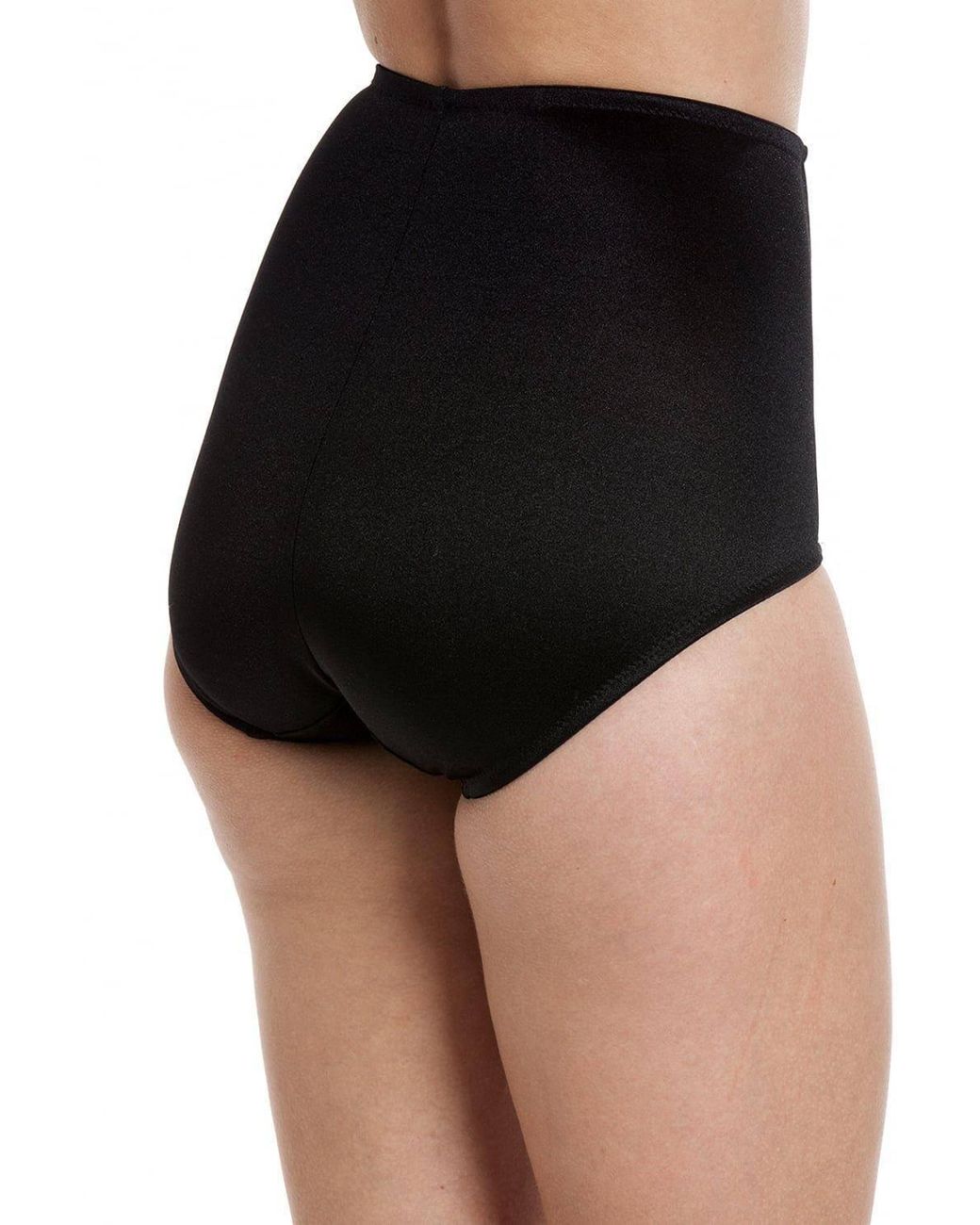 CAMILLE Black Two Pack Full Support Shapewear Briefs