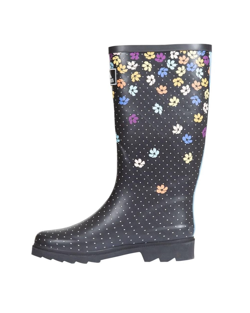 Trespass Blue Samira Printed Wellington Boots