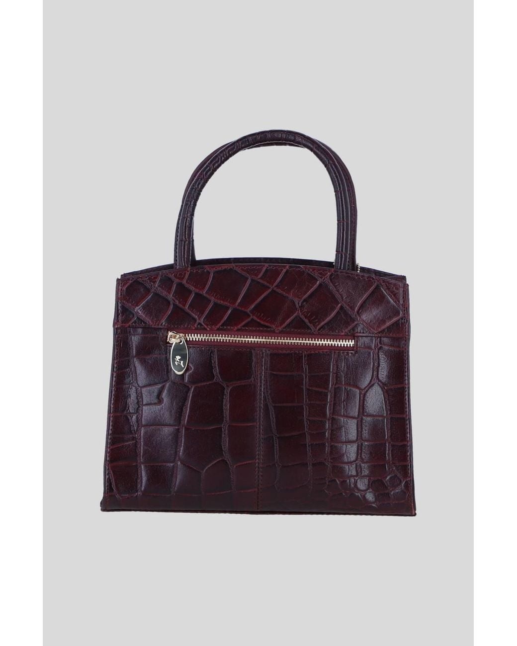 Ashwood Leather Genuine Leather Structured Handbag W/ Detachable Crossbody Strap