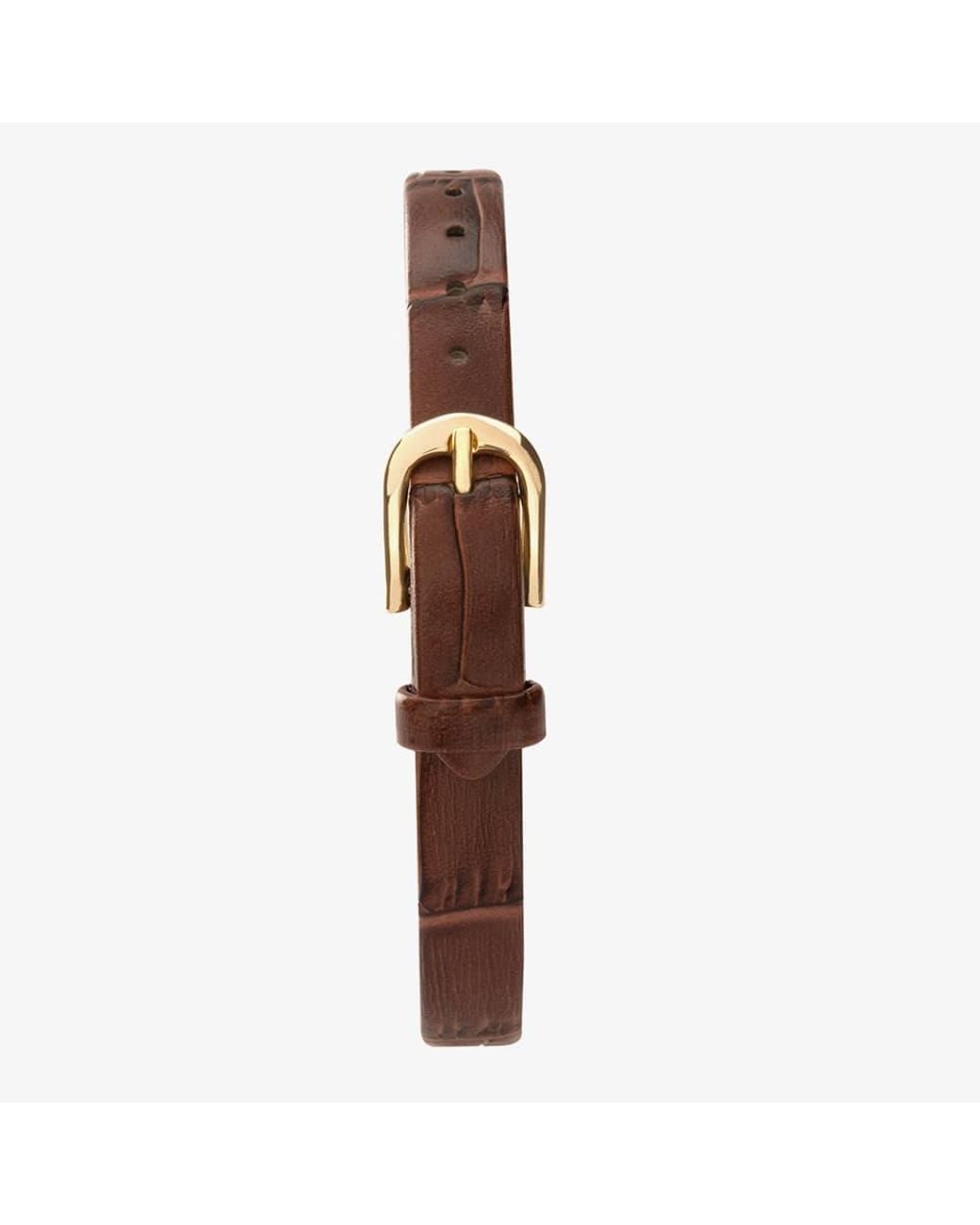 Sekonda Metallic Easy Reader Leather Strap Watch 4701