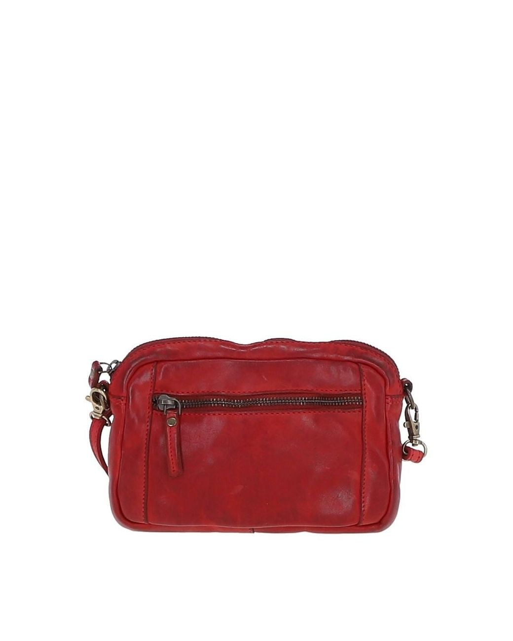 Ashwood Leather Red Real Leather Vintage Cross Body Bag