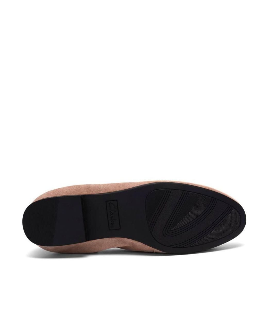 Clarks Brown Tamna Pure Mushroom Suede Loafers, Slip Ons