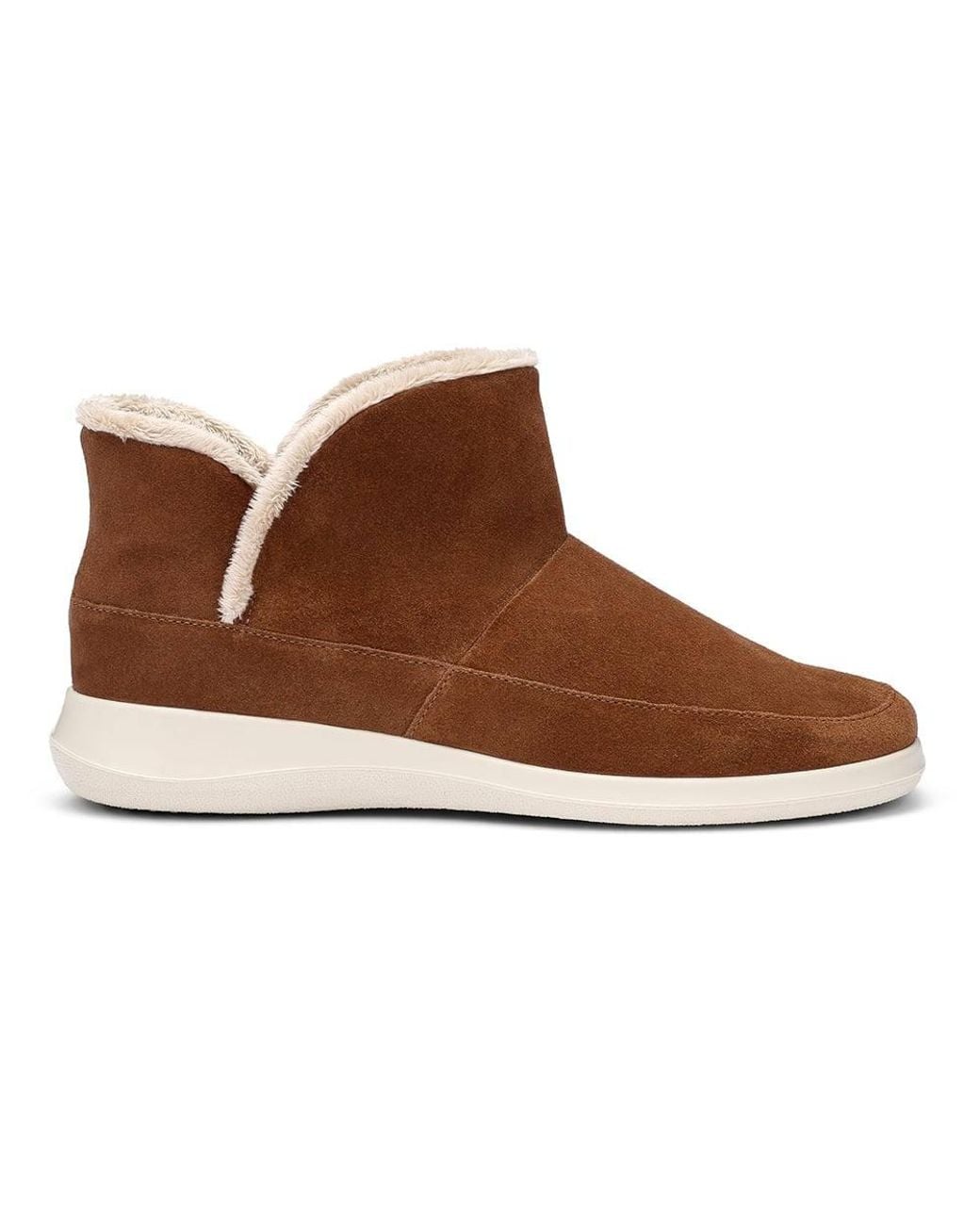 Hotter Brown Wide Fit 'Adore' Slippers