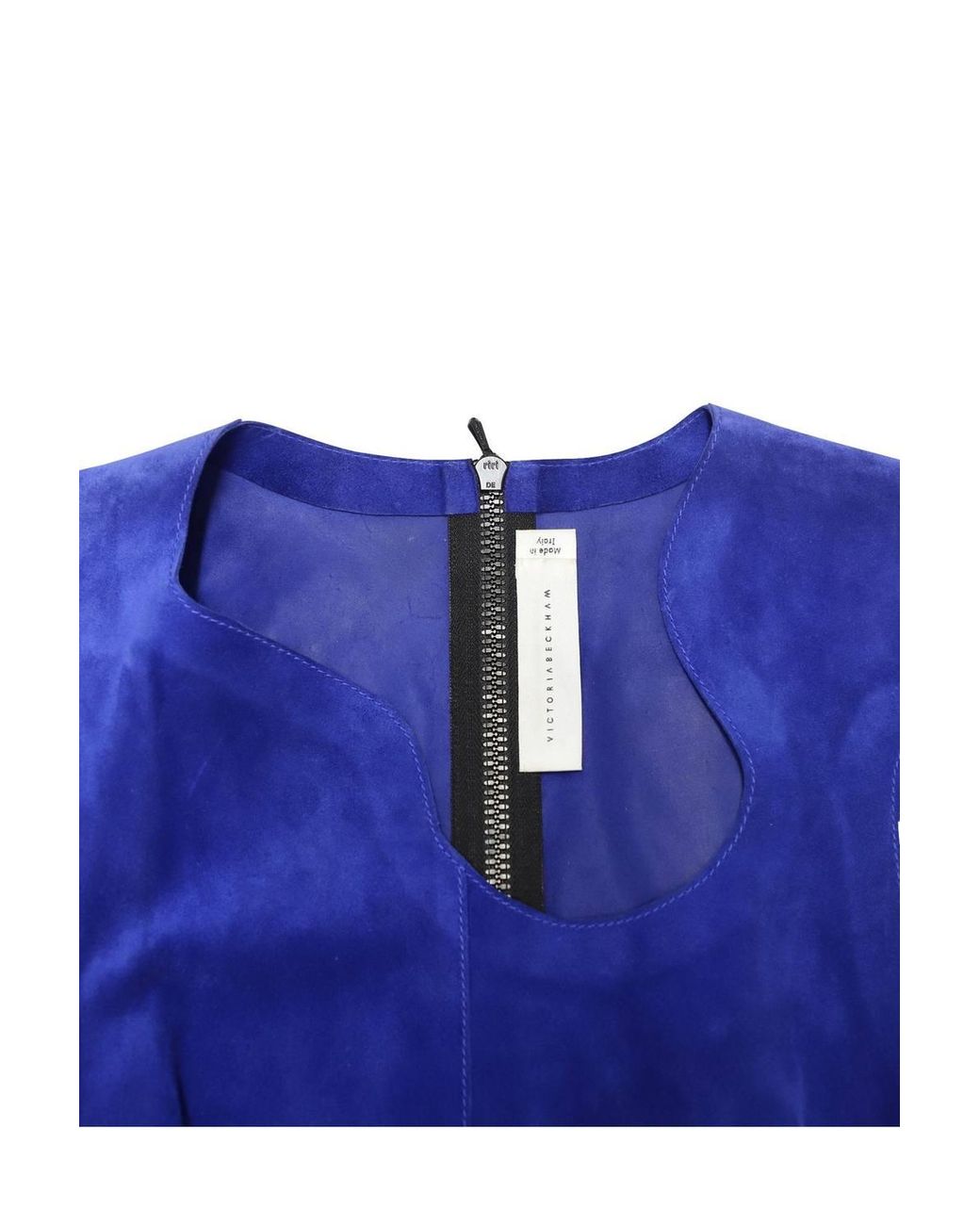 Victoria Beckham Blue Preloved Paneled Mini Dress