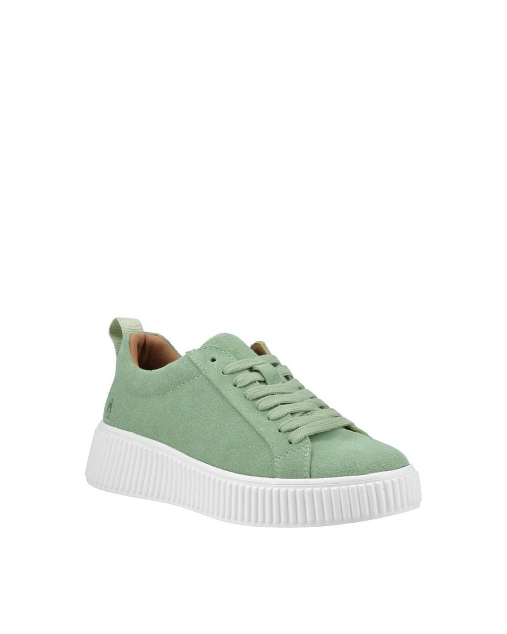 Hush Puppies Green Harlow Suede Sneaker