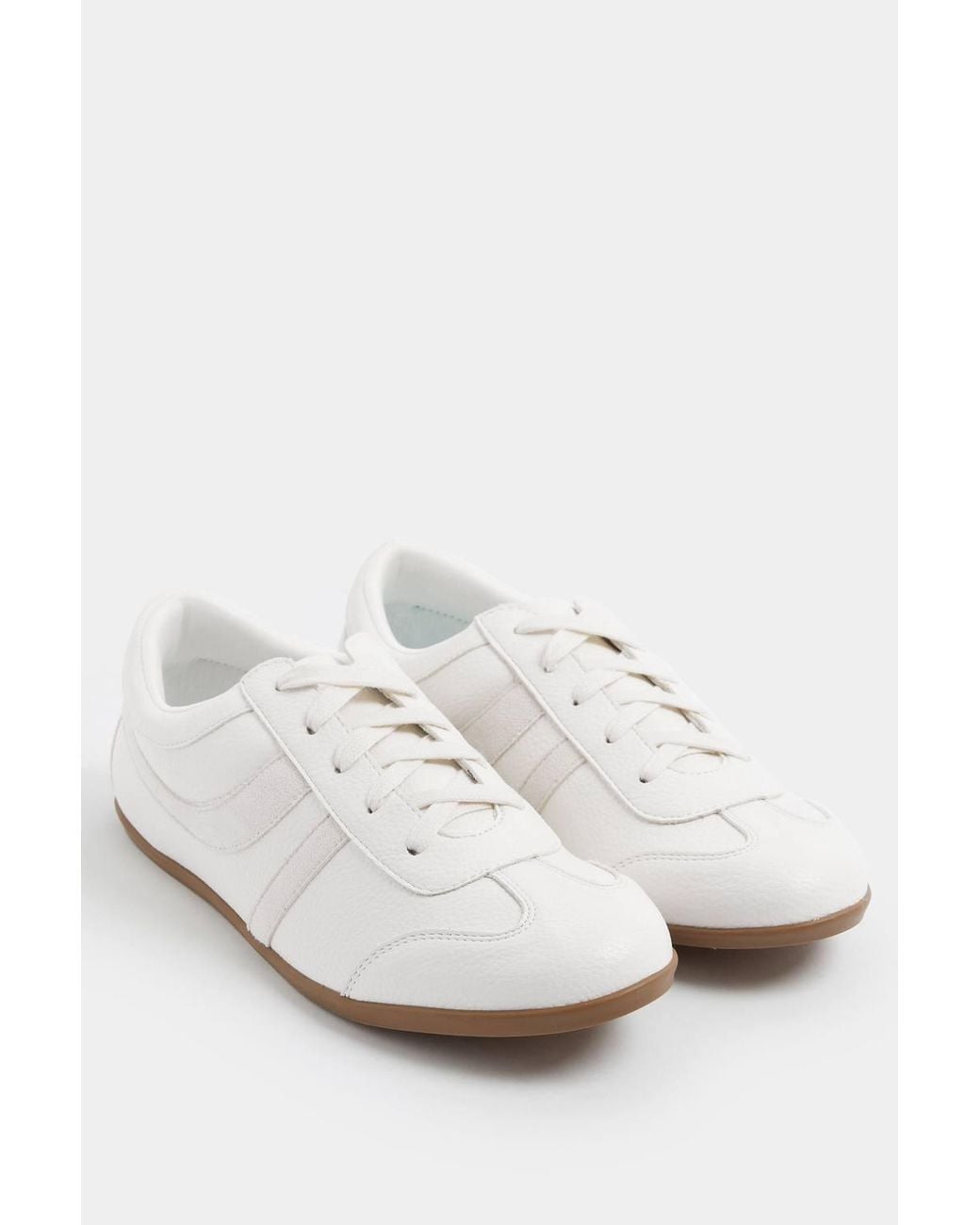 Long Tall Sally Gray Padded Retro Trainers