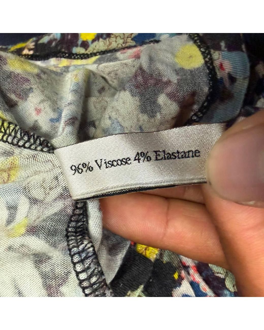 Erdem Green Preloved Floral-Print Long Sleeve Blouse