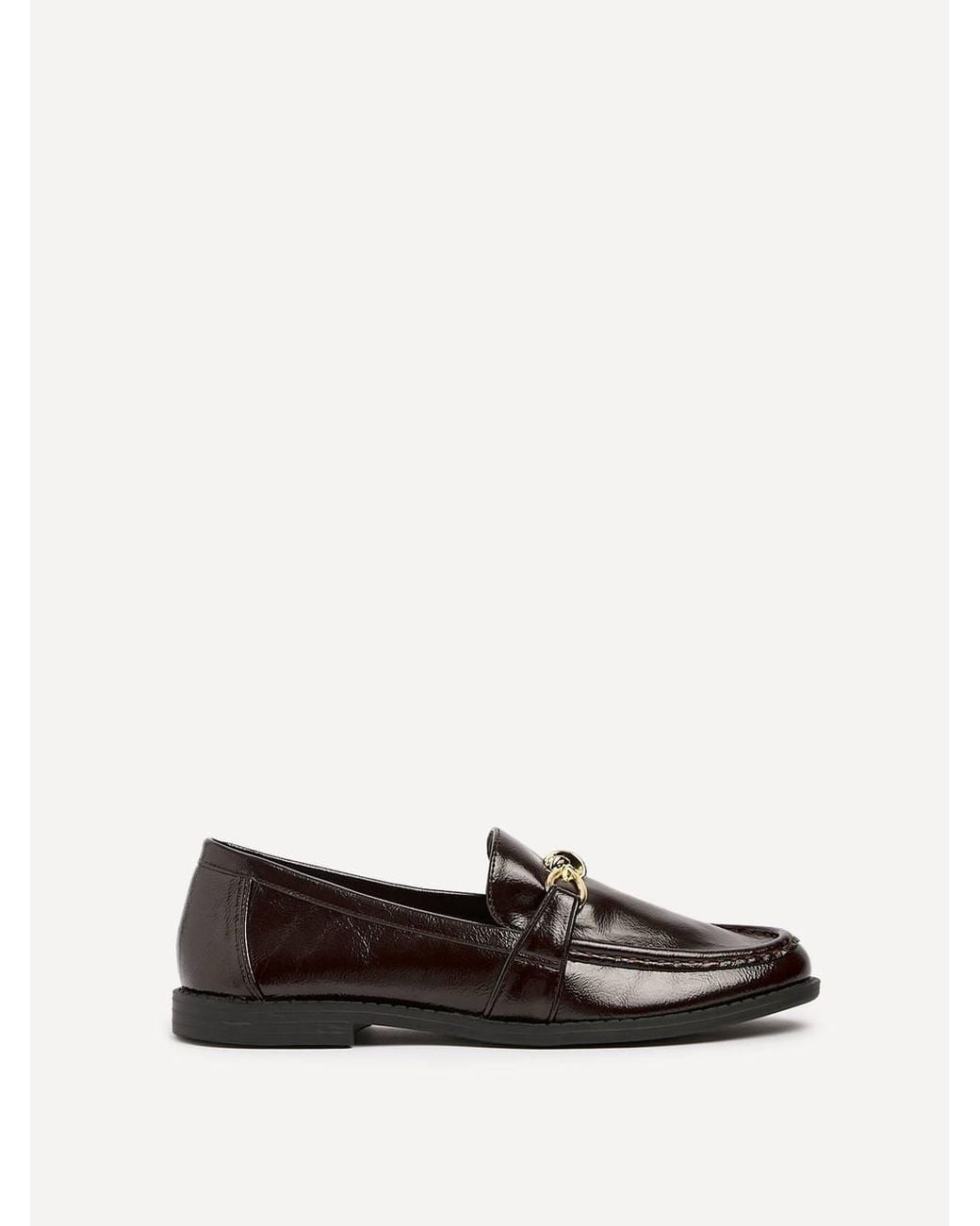 Linzi White Affluent Faux Leather Slip On Loafer