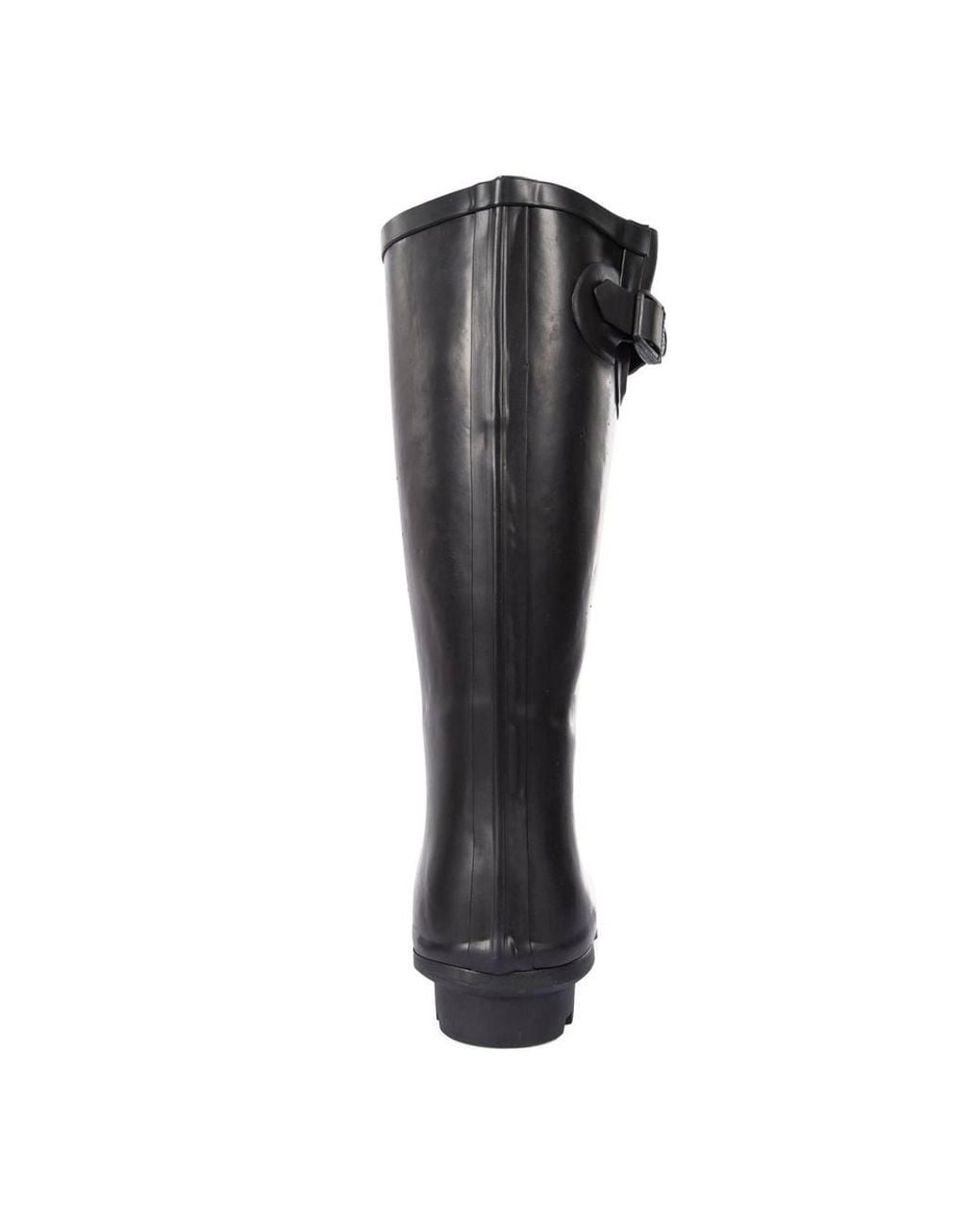 Trespass Black Damon Waterproof Wellington Boots