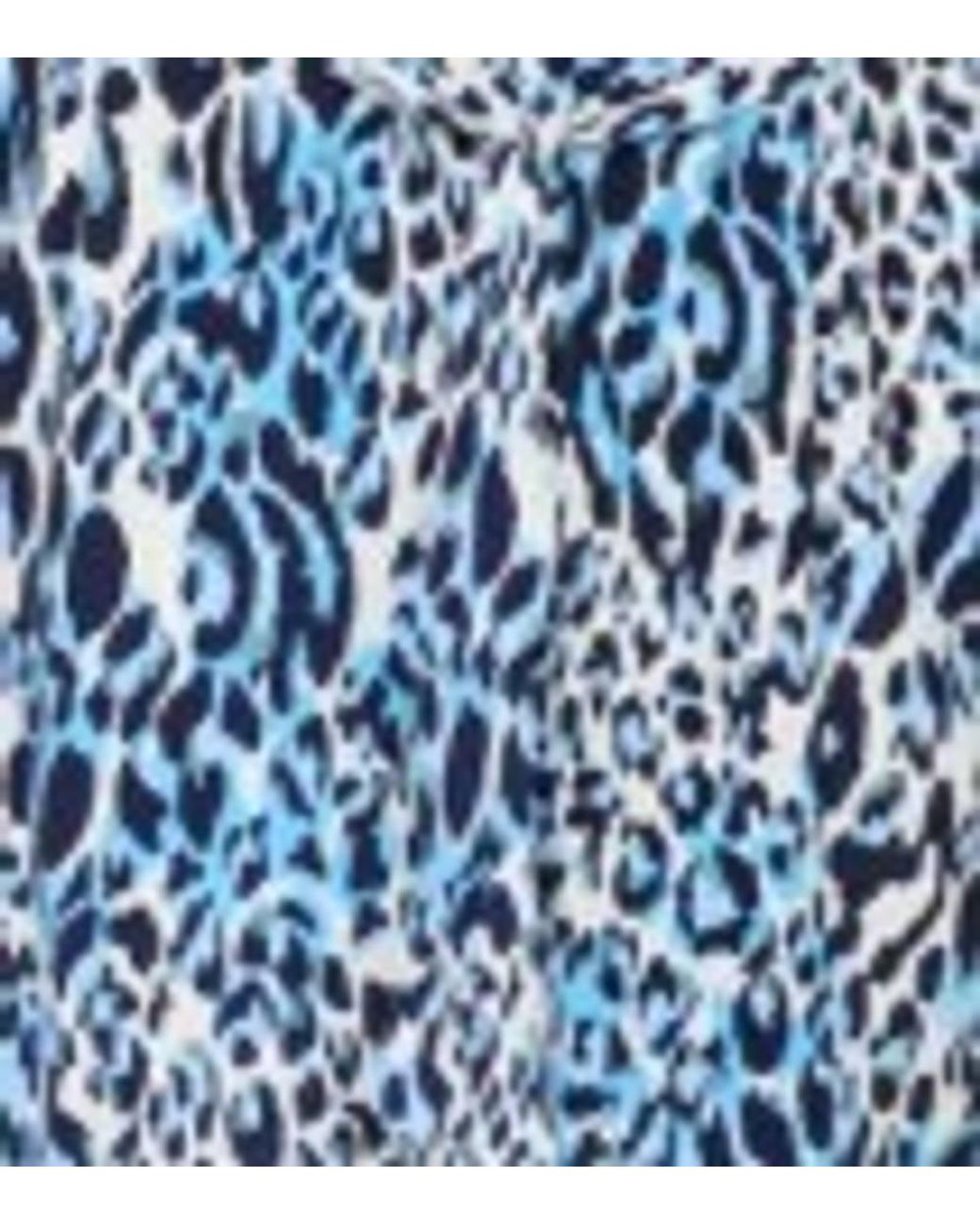 Saint Tropez Blue Blanca Short Sleeve Dress