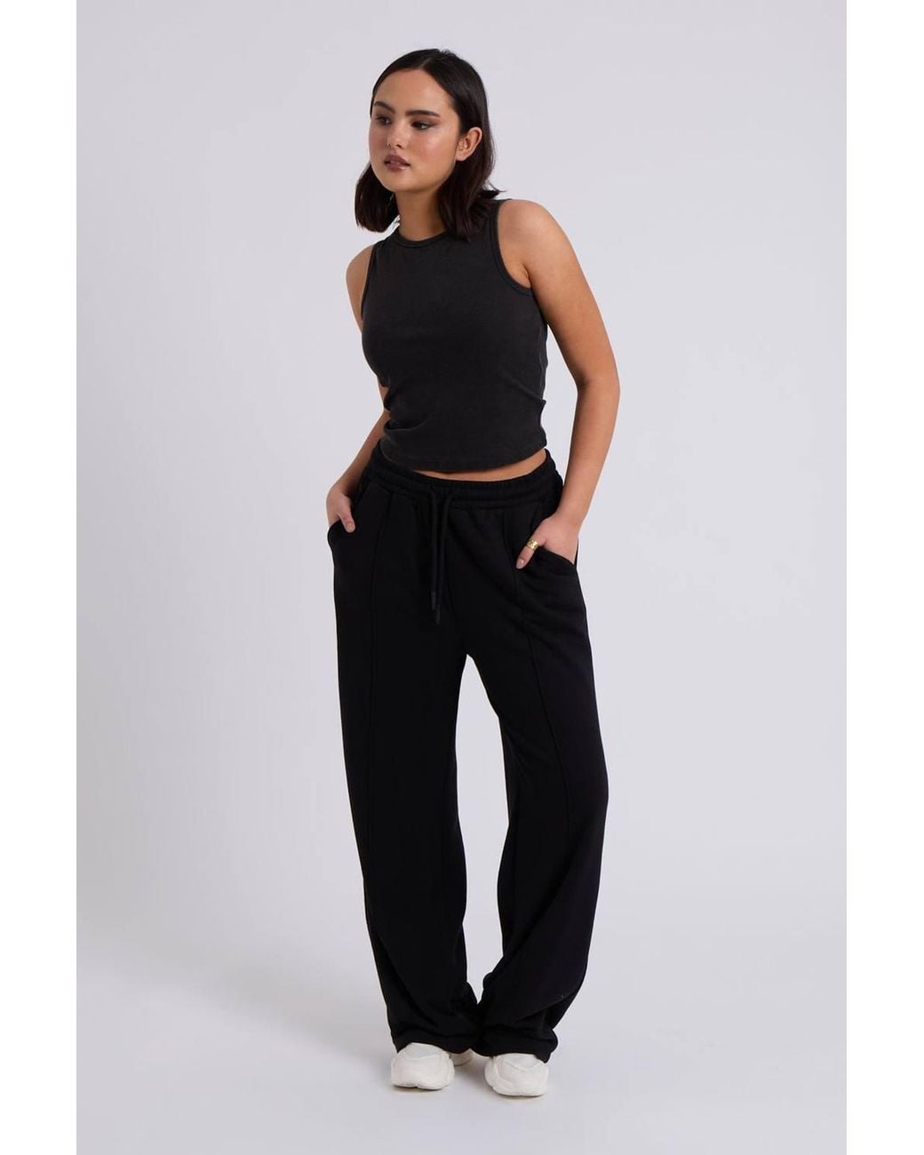 Urban Bliss Black Wide Leg Jogger