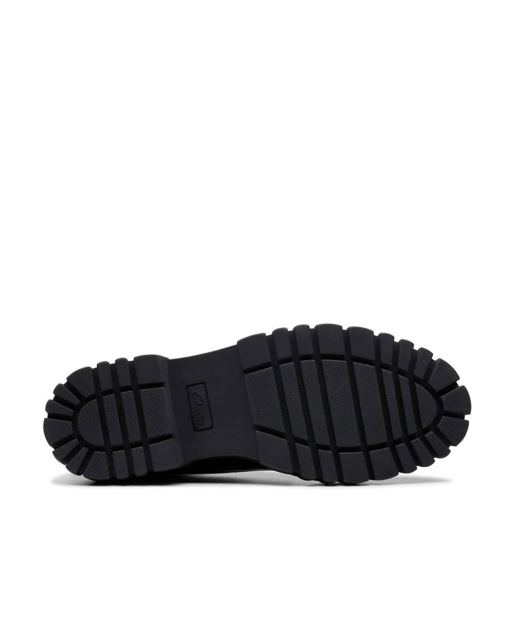 Clarks Black Page Walk Patent Derby Shoes