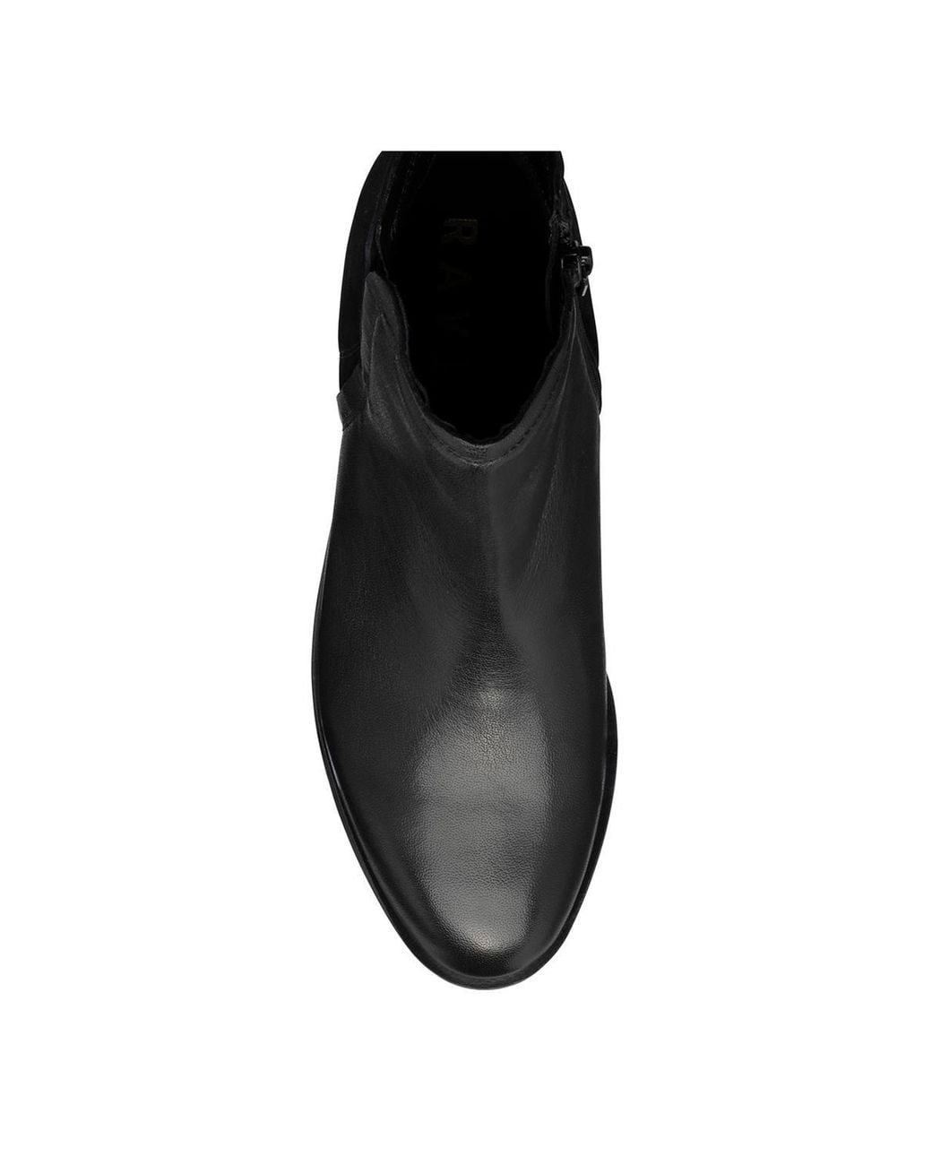 Ravel Black Leather 'Helsby' Ankle Boots