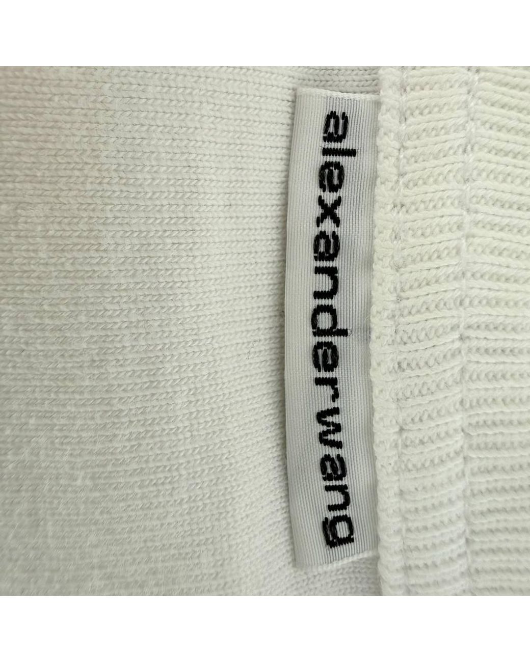 Alexander Wang Natural Preloved Logo Graphic T-Shirt