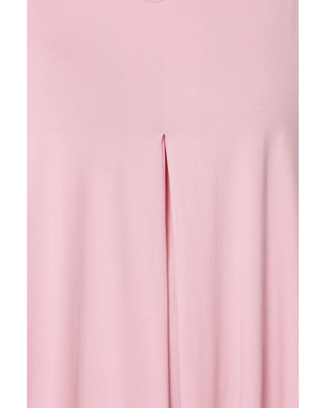 Yours Pink Pleat Front Vest Top