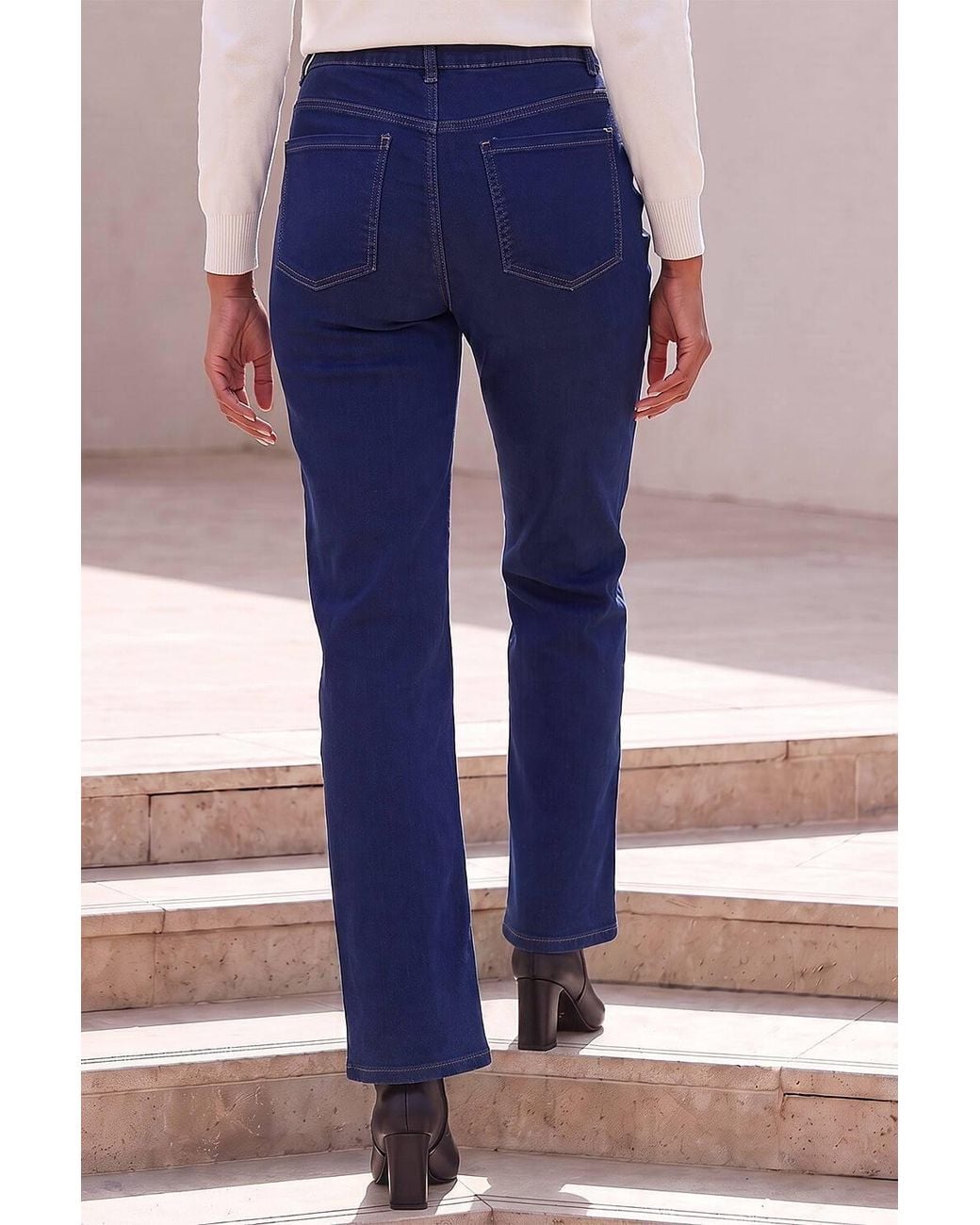 Roman Blue Slim Leg Stretch Jeans