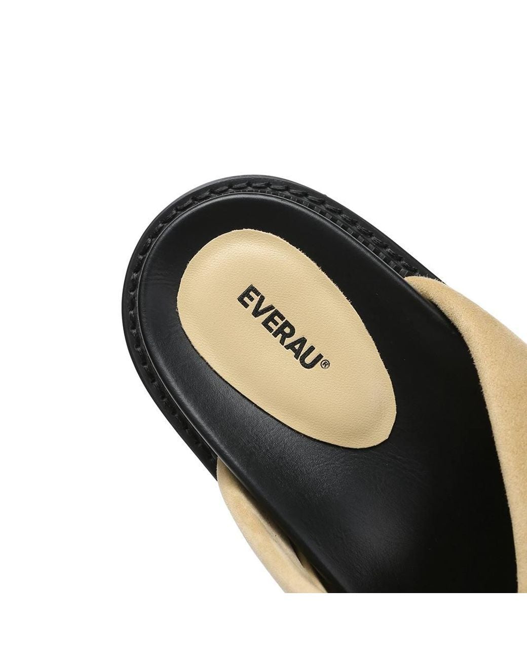 EverAu Australia Brown Sheep Suede Rylan Slides W/ Rubber Sole