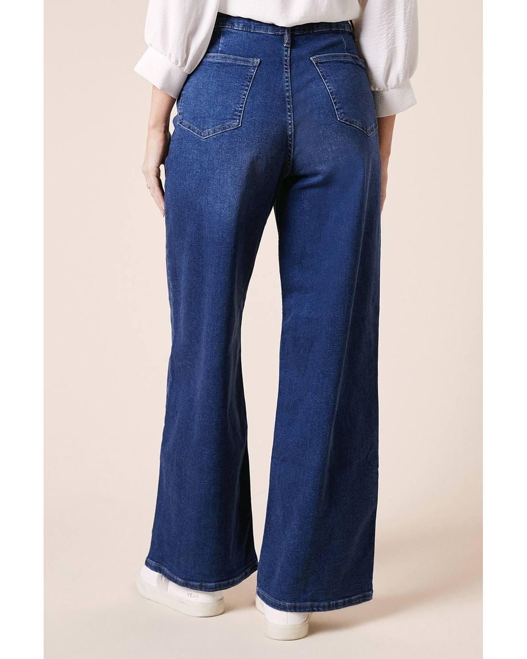 Dorothy Perkins Blue Wide Leg Denim Jeans