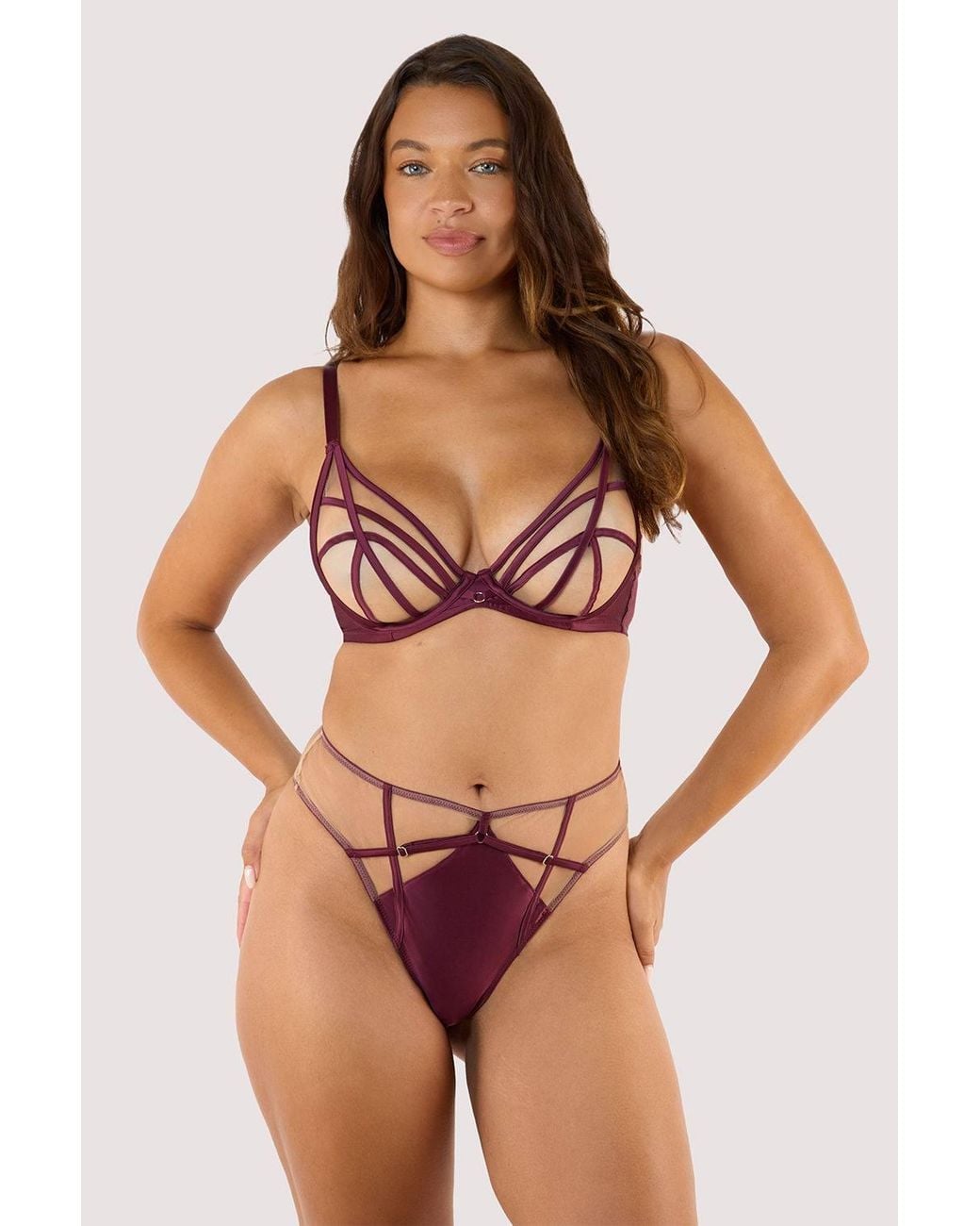 Playful Promises Pink Ramona 'High Waist Thong'