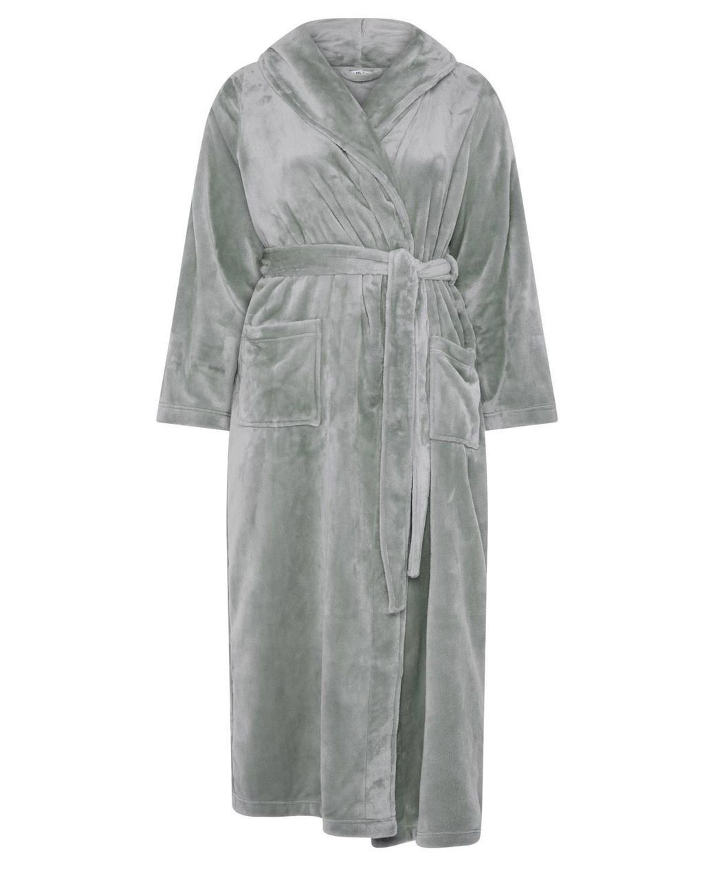 Yours Gray Luxe Dressing Gown