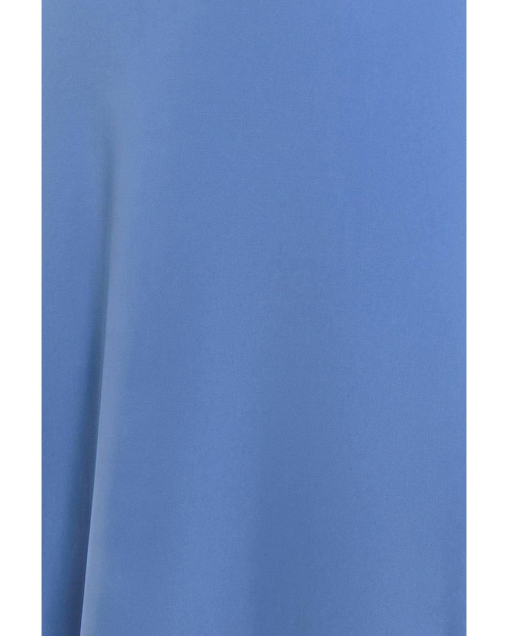 Goddiva Blue Diamante & Scalloped Lace Neck Maxi Dress