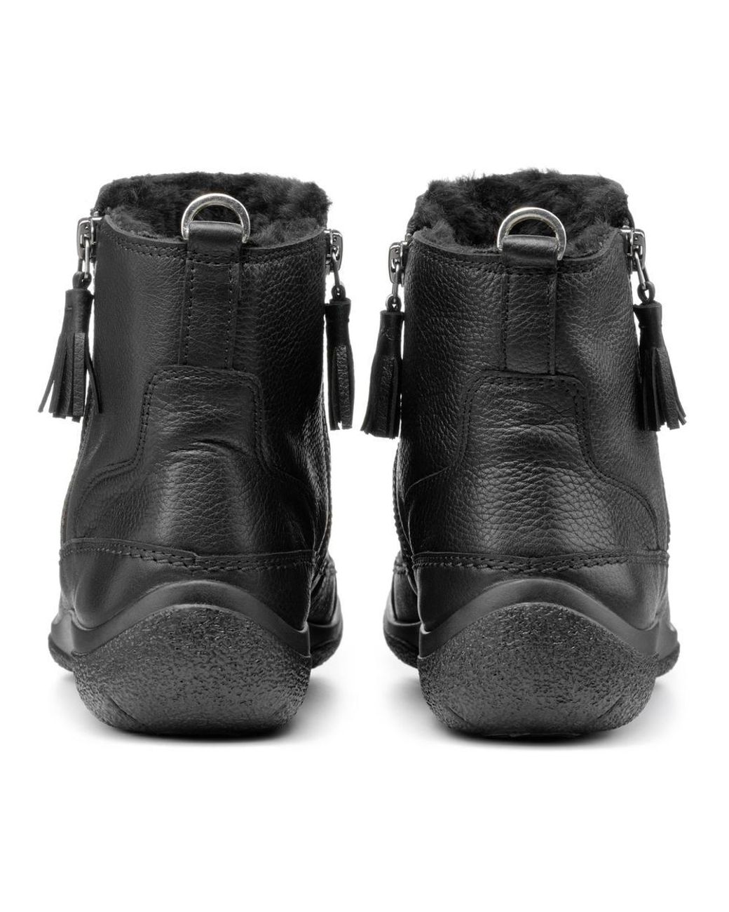Hotter Black 'Vail' Ankle Boots
