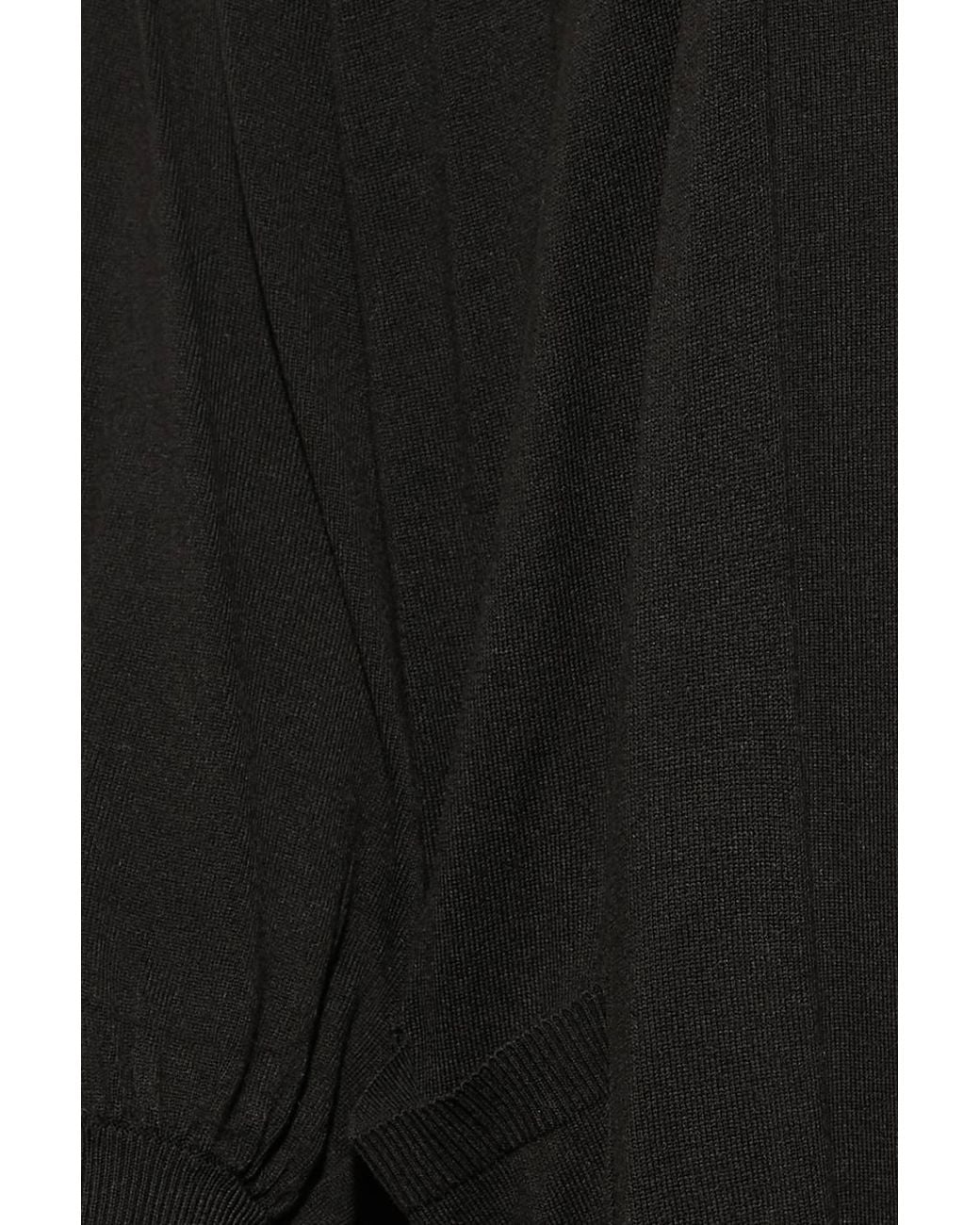 Yours Black Balloon Sleeve Fine Knit Cardigan