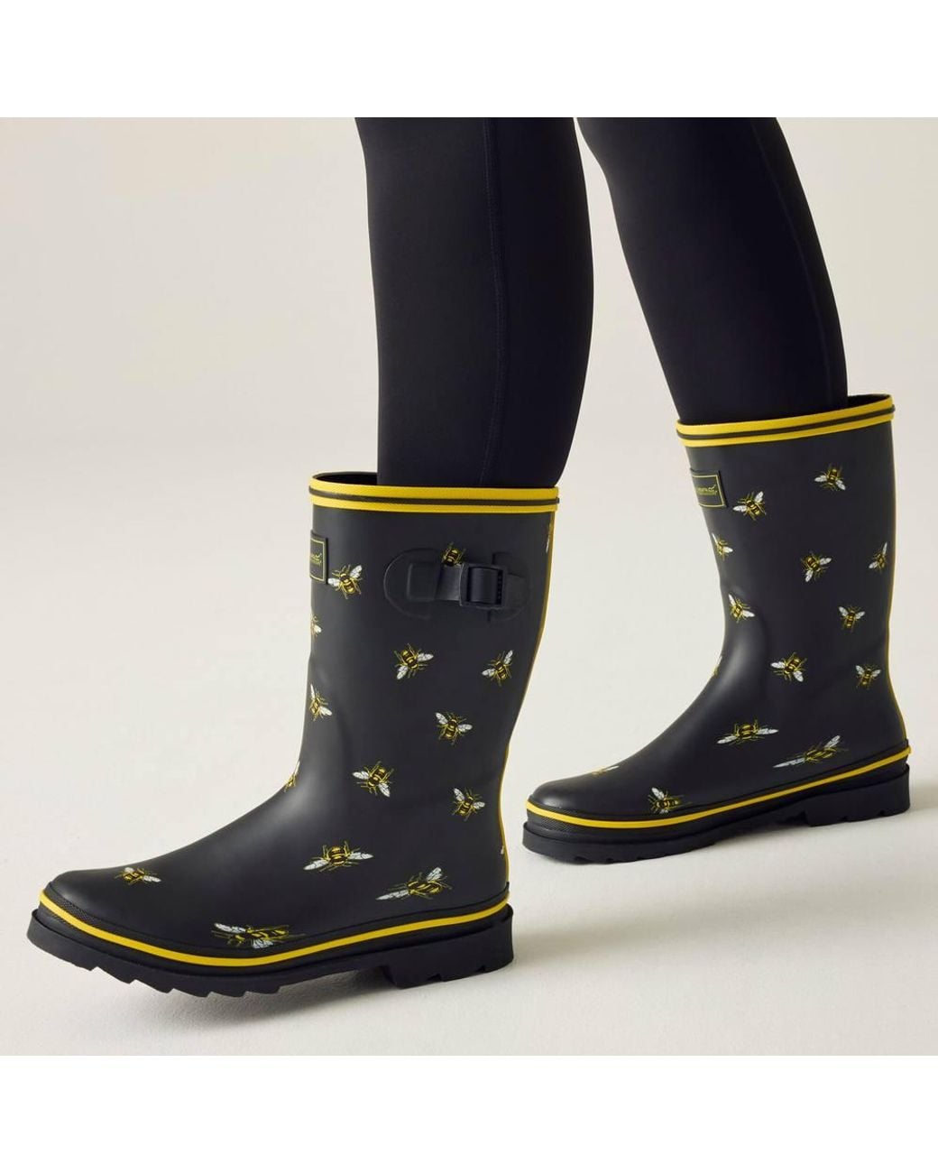 Regatta Black Amelia Short Waterproof Wellies