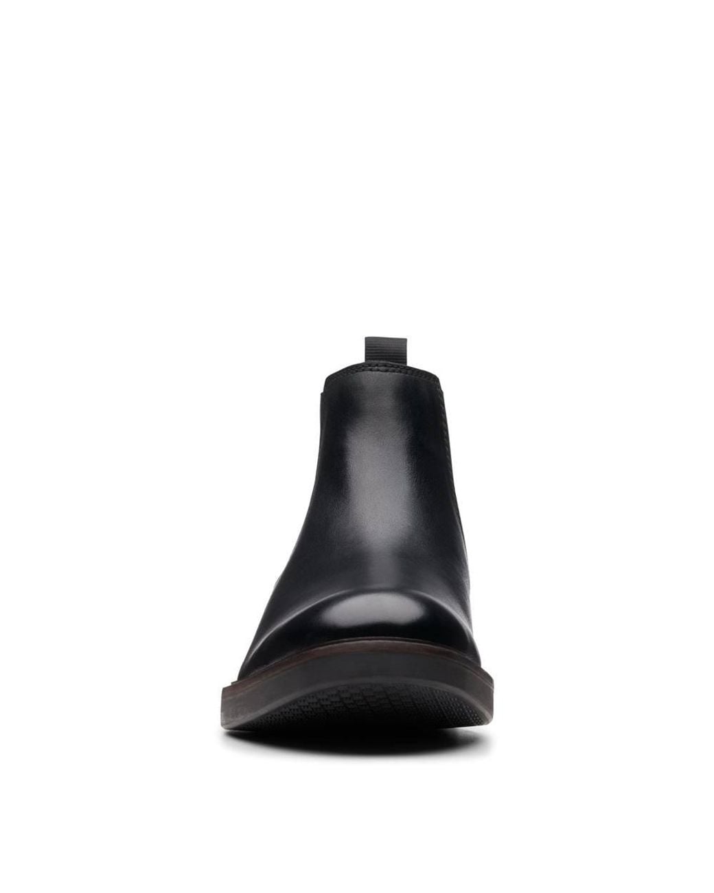 Clarks Black Paulson Up Leather Ankle Boots, Chelsea Boots for men