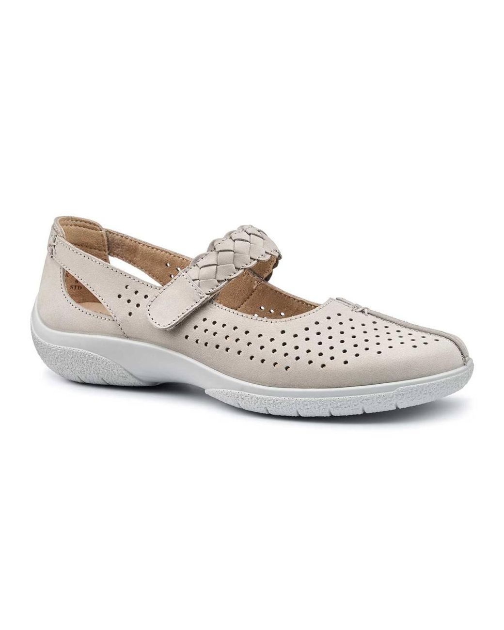 Hotter White 'Quake Ii' Classic Mary Janes