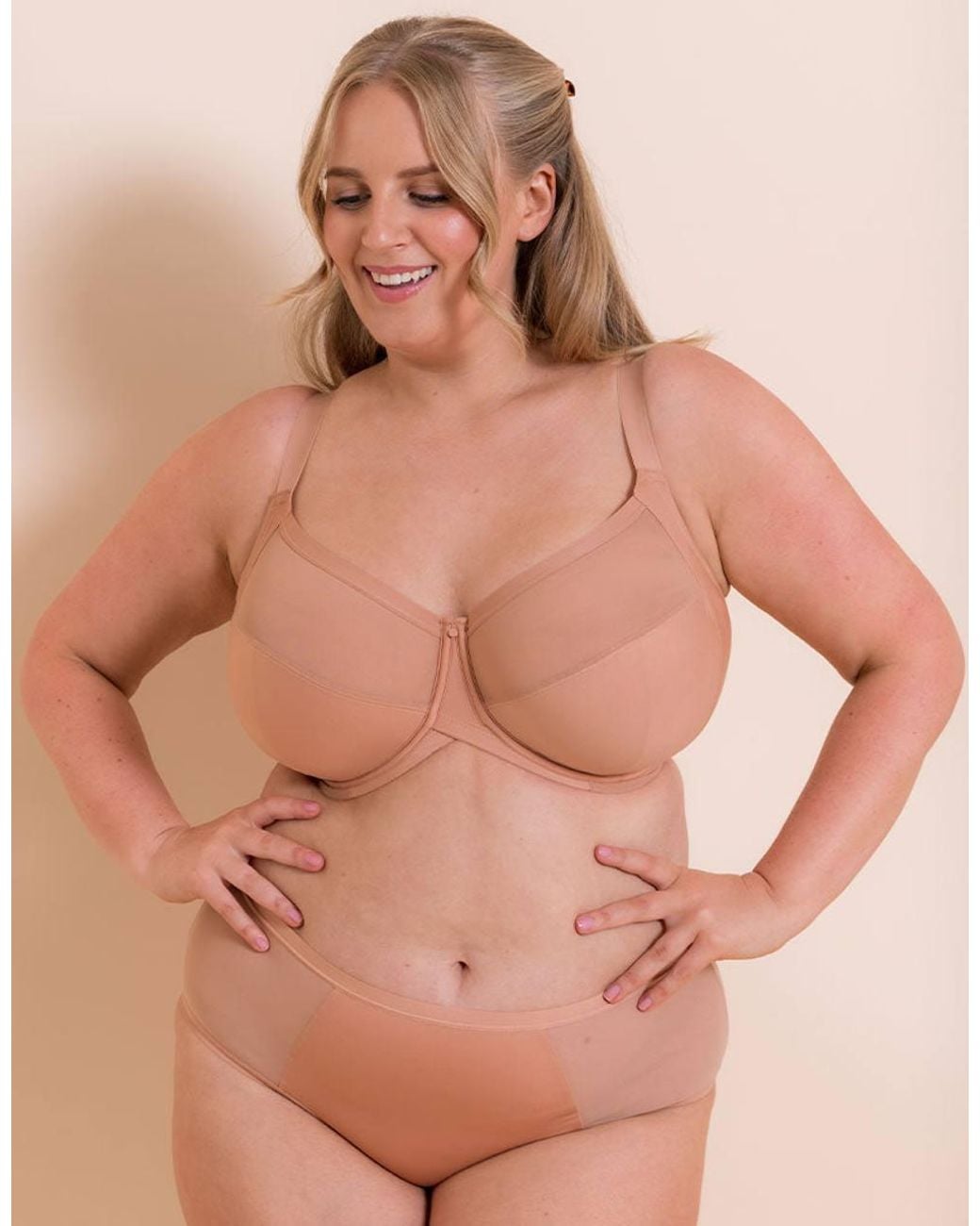 Curvy Kate Brown Wonderfully Mid-Rise Short Brief Knickers