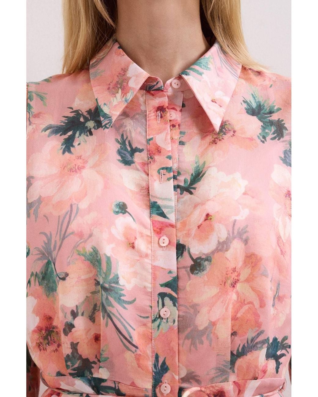 Phase Eight Pink Petite Anabella Floral Dress