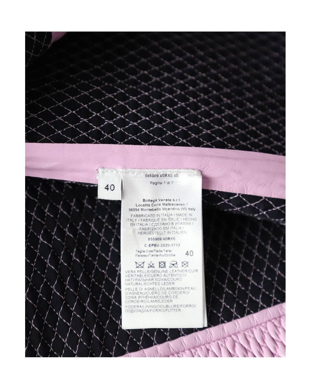 Bottega Veneta Purple Preloved Quilted Skirt