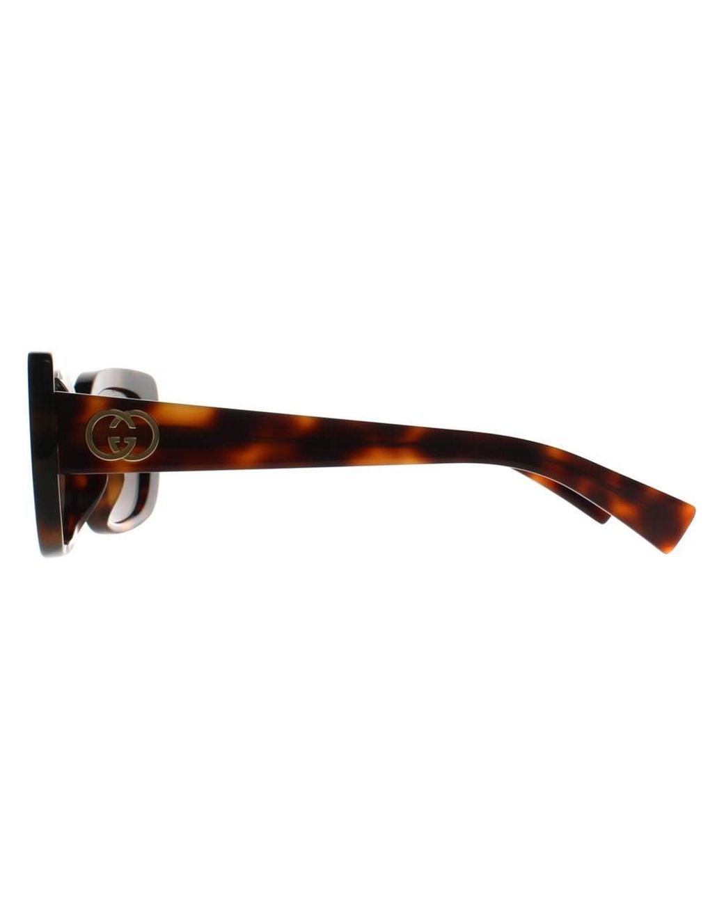 Gucci Brown Rectangle Havana Gg1979Sk